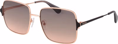 Rose Gold Metal Sunglasses
