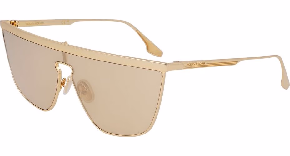 Victoria Beckham Gold Metal Sunglasses