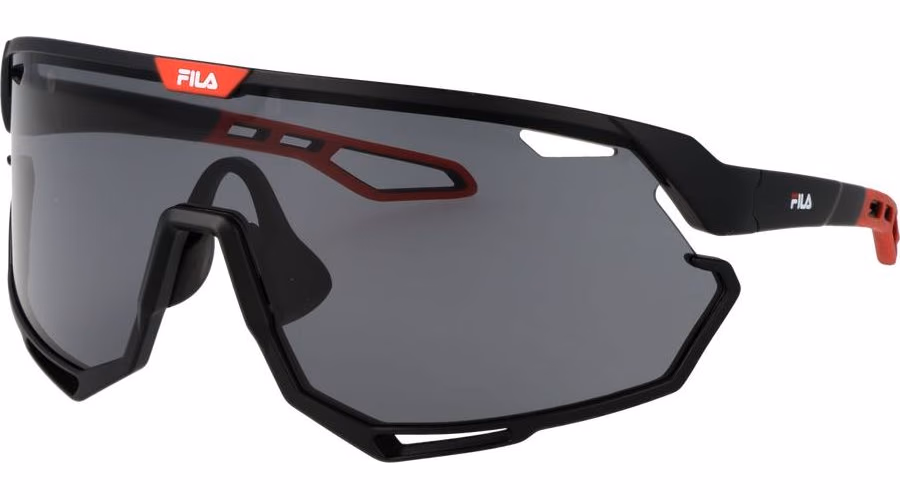 Fila Black Plastic Sunglasses