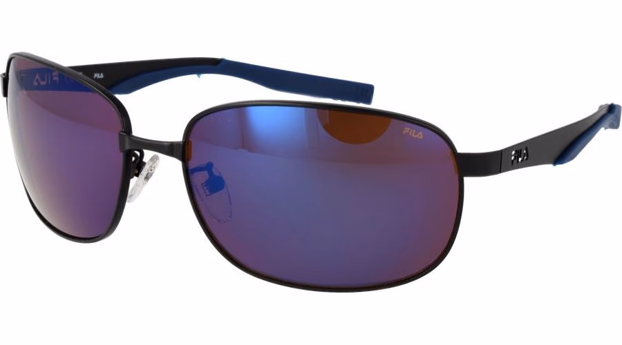 Fila Black Stainless Steel Sunglasses