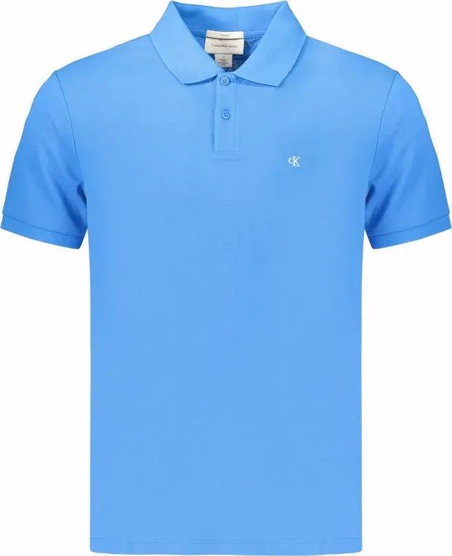 Calvin Klein Azzurro Cotton Men's Polo