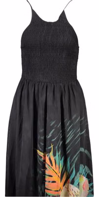 Black Polyester Women's Dress