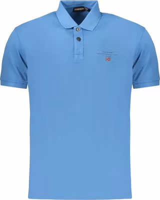 Azzurro Cotton Men Polo