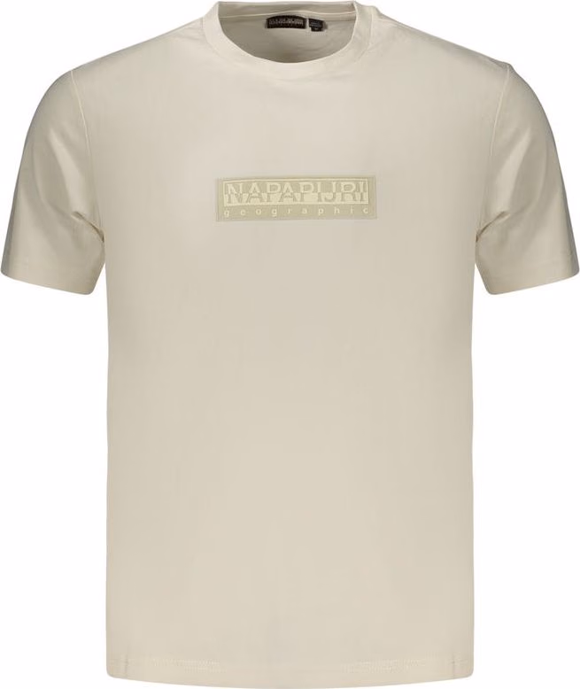 Napapijri White Cotton Men's T-Shirt