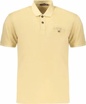 Beige Cotton Men's Polo