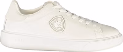 White Polyurethane Men's Sneaker