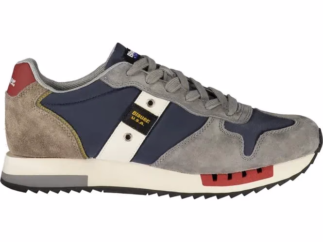 Blauer Blue Polyurethane Men's Sneaker