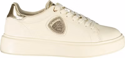 Beige Leather Women's Sneaker