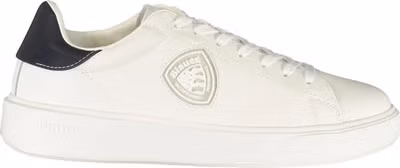 White Polyurethane Men's Sneaker