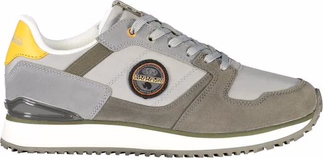 Napapijri Gray Polyester Men's Sneaker