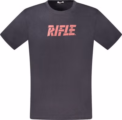 Blue Cotton Men's T-Shirt