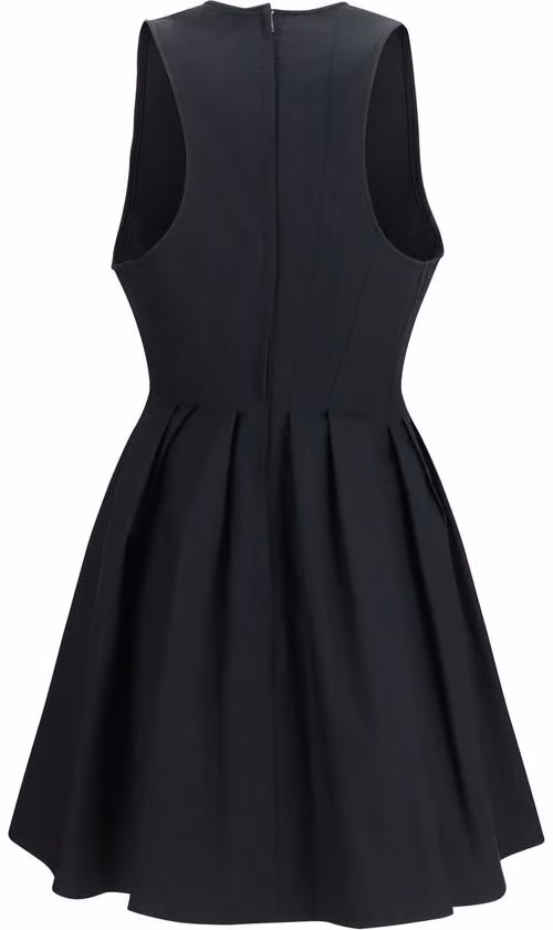 Max Mara Black Cotton Casual Dress