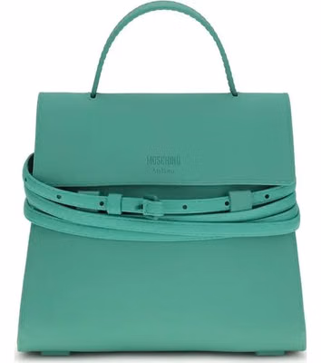 Bicolor Synthetic Handbag