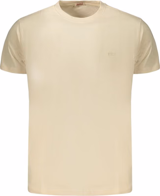 Beige Cotton Men's T-Shirt