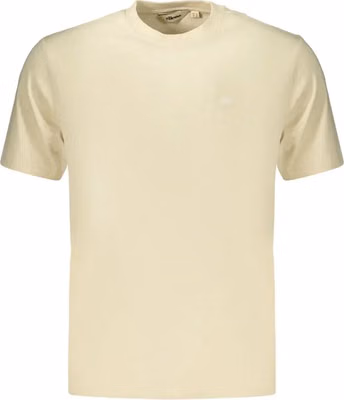 Beige Cotton Mens T-Shirt