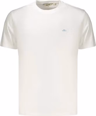 White Cotton Men's T-Shirt