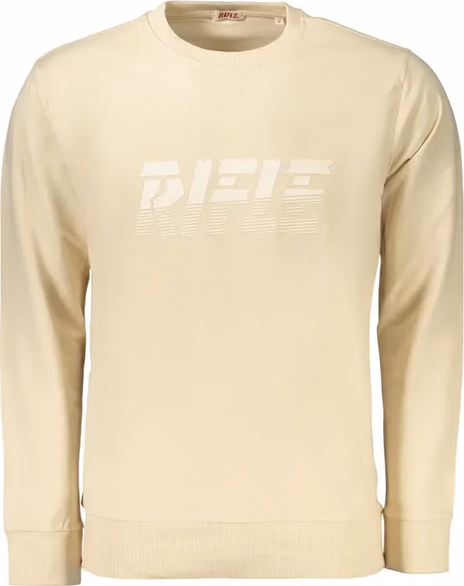 Rifle Beige Cotton Men's Sweatshirt