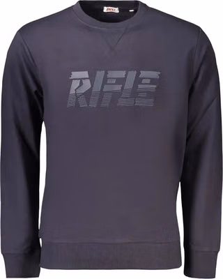 Blue Cotton Men's Sweatshirt