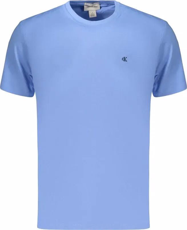Calvin Klein Azzurro Cotton Men's T-Shirt