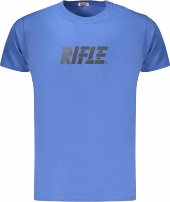 Blue Cotton Mens T-Shirt
