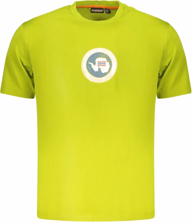 Napapijri Green Cotton Men's T-Shirt