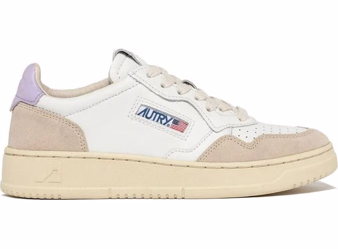 Autry White Leather Low Top Sneakers