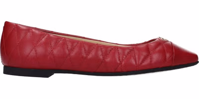 Pink Leather Ballet Flats