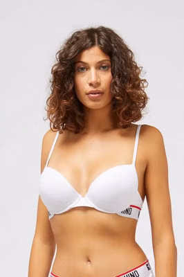 White Cotton Bra
