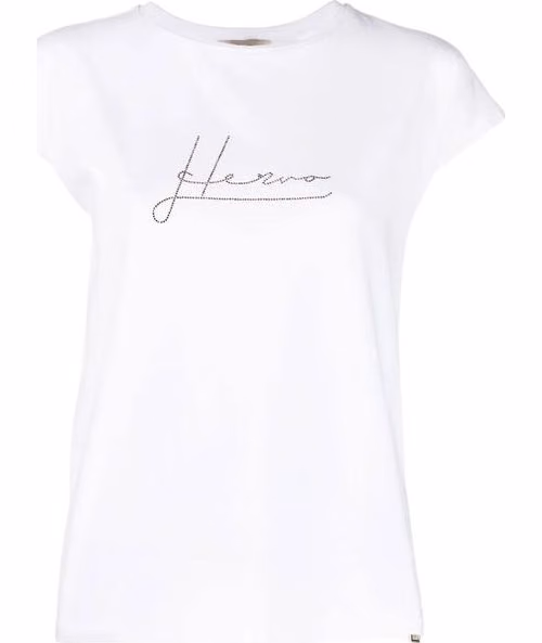 Herno White Cotton T-Shirt
