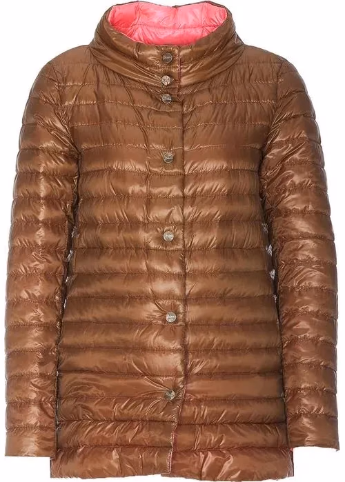 Herno Brown Polyamide Coat