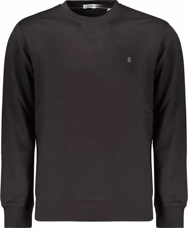 Coveri Moving Black Cotton Men's Sweatshirt