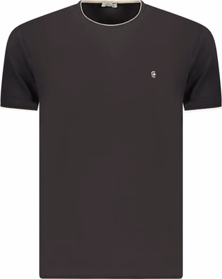 Black Cotton Men's T-Shirt