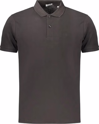 Black Cotton Men's Polo Shirt