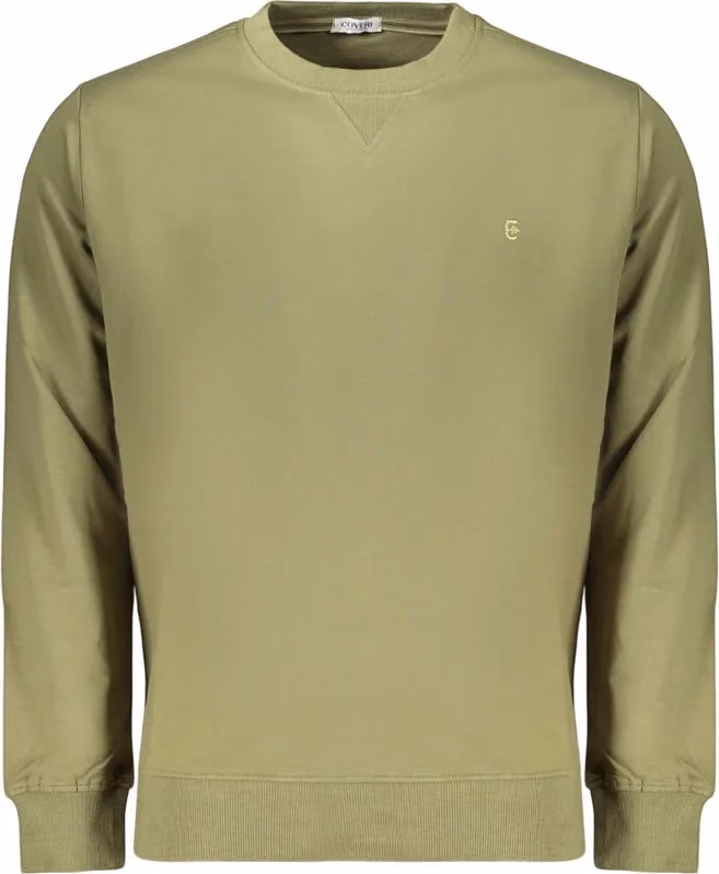 Coveri Moving Verde Cotton Men's Sweatshirt