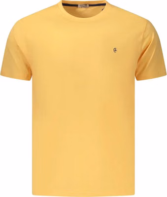 Orange Cotton Mens T-Shirt