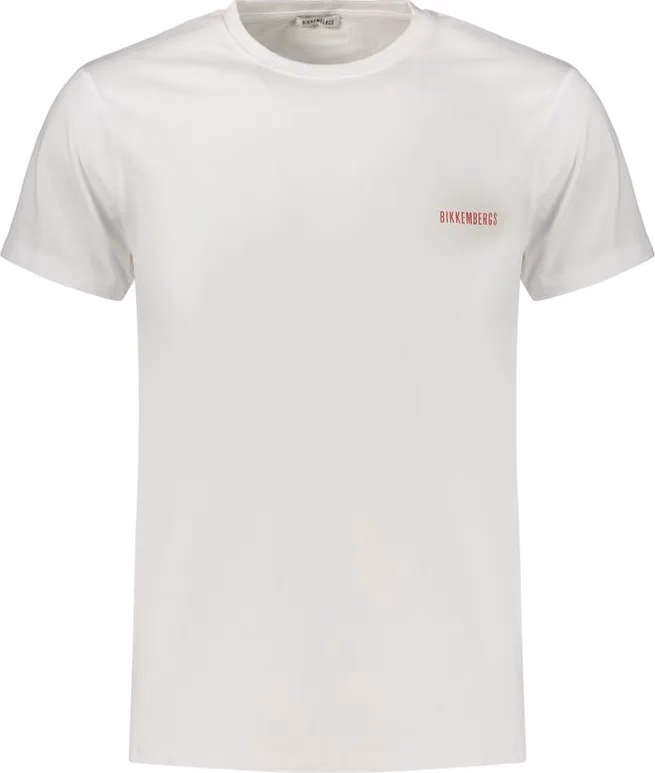 Bikkembergs White Cotton Mens T-Shirt