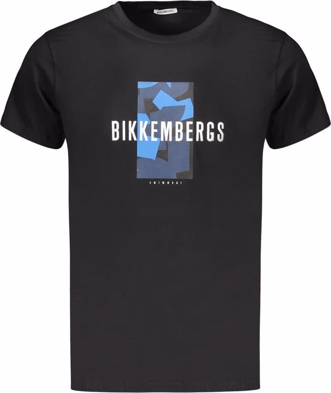 Bikkembergs Black Cotton Men T-Shirt