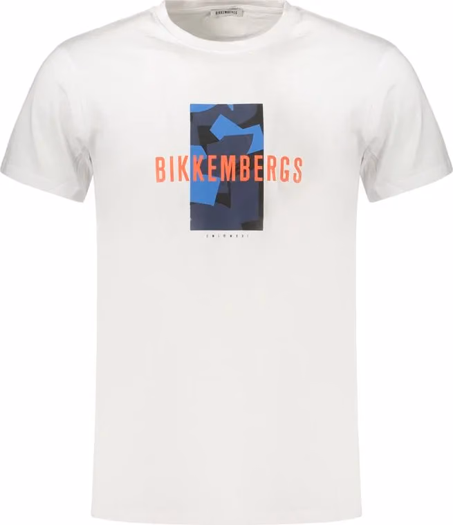 Bikkembergs White Cotton Men's T-Shirt