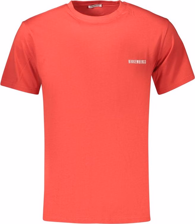 Bikkembergs Rosso Cotton Men's T-Shirt