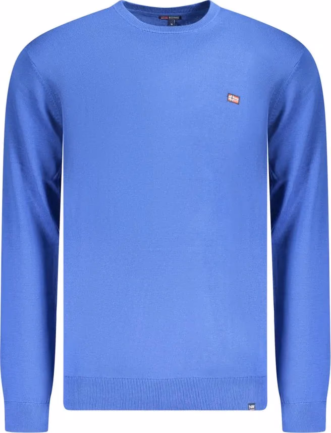 Norway 1963 Blue Cotton Men's Sweater