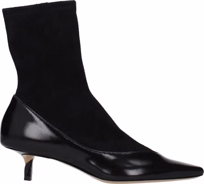 Black Leather Ankle Boots