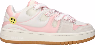 White Leather Low Top Sneakers