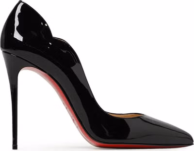 Black Patent Leather Hot Chick Pumps 100