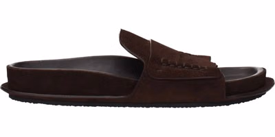 Brown Leather Slippers