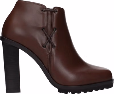 Brown Leather Ankle Boots