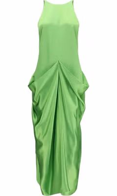 Bicolor Copper Casual Dress