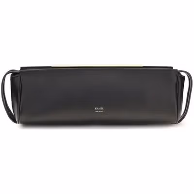 Black Calf Leather Bos Taurus Clutch Bag