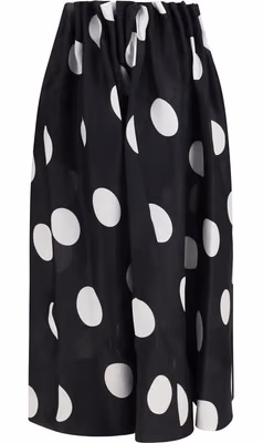 Black Silk Skirt
