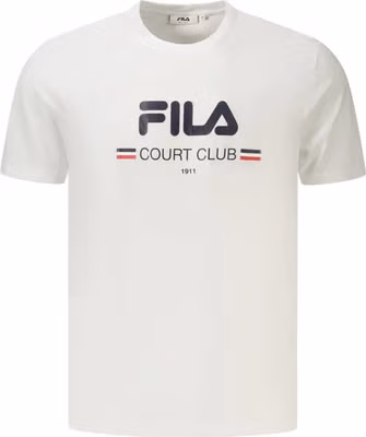 White Cotton Mens T-Shirt
