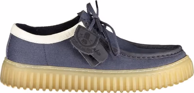 Blue Fabric Men's Shoe